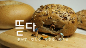 韓国語「剥がす・むしる・ちぎる・めくる」とは？【뜯다】活用