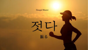 韓国語で「振る」とは？【젓다】意味を勉強しよう！