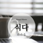 韓国語で「冷める(冷える)」とは?【식다】意味を勉強しよう!