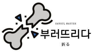 韓国語で「折る」とは？【부러뜨리다】意味を勉強しよう！