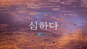 韓国語で「激しい(酷い)」とは?【심하다】活用しよう!