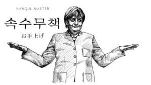 韓国語で「お手上げ」とは？【속수무책】意味を勉強しよう！