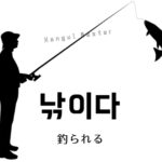 韓国語で「釣られる」とは？【낚이다】意味を勉強しよう！