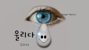 韓国語で「泣かせる」とは？【울리다】意味を勉強しよう！