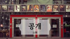韓国語で「公開」とは？【공개】意味を勉強しよう！