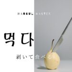 韓国語で「剥いて食べる」とは？【까먹다】意味を勉強しよう！