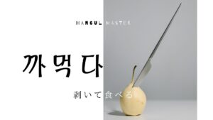 韓国語で「剥いて食べる」とは?【까먹다】意味を勉強しよう!