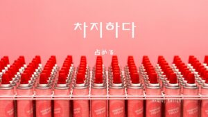 韓国語で「占める」とは?【차지하다】意味を勉強しよう!