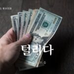 韓国語で「ゆすられる」とは？【털리다】意味を勉強しよう！