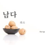 韓国語で「残る/余る」とは?【남다】意味を勉強しよう!