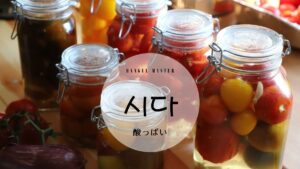 韓国語で「酸っぱい」とは？【시다】意味を勉強しよう！