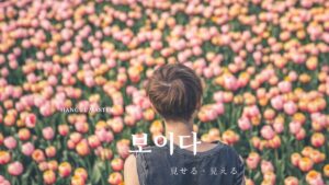 韓国語で「見せる/見える」とは？【보이다】意味を勉強しよう！