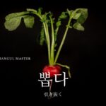 韓国語で「(引き)抜く」とは?【뽑다】意味を勉強しよう!