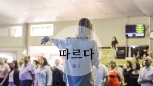 韓国語で「従う」とは?【따르다】意味を勉強しよう!