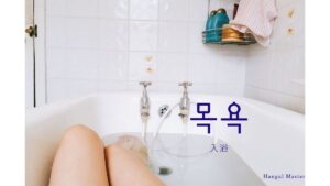 韓国語で「入浴/お風呂」とは?【목욕】意味を勉強しよう!