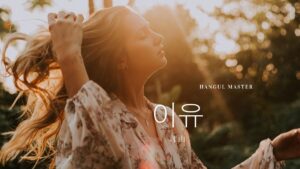 韓国語で「理由」とは？【이유】意味を勉強しよう！