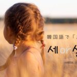 韓国語の年齢を表す「歳」とは？【세／살】の違いまとめ！
