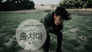 韓国語で「拭く」とは？【훔치다】意味を勉強しよう！