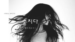 韓国語で「髪の毛をすく」とは?【숱 치다】意味を勉強しよう!