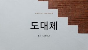 韓国語の副詞「いったい」とは?【도대체】意味を勉強しよう!