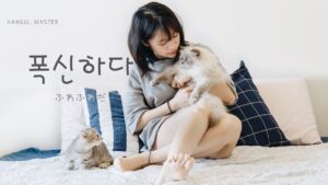 韓国語で「ふわふわだ」とは?【폭신하다】意味を勉強しよう!