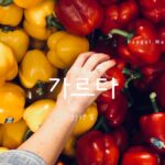 韓国語で「分ける」とは？【가르다】意味を勉強しよう！