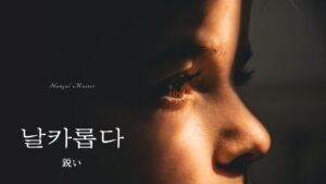 韓国語で「鋭い」とは?【날카롭다】意味を勉強しよう!