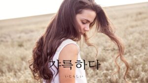韓国語で「いじらしい」とは?【갸륵하다】意味を勉強しよう!