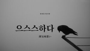 韓国語で「ぞくぞくする」とは?【으스스하다】意味を勉強しよう!