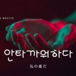 韓国語で「気の毒がる」とは？【안타까워하다】意味を勉強しよう！