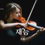 韓国語で「才能／芸」とは？【재능】意味を勉強しよう！