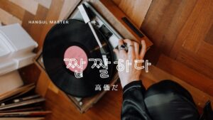 韓国語で「上質だ/かなり良い」とは?【짭짤하다】意味を勉強しよう!