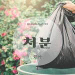 韓国語で「処分」とは?【처분】意味を勉強しよう!