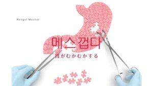 韓国語で「胃がむかむかする」とは？【메스껍다】意味を勉強しよう！