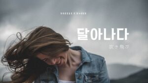 韓国語で「吹き飛ぶ」とは？【달아나다】意味を勉強しよう！