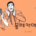 韓国語で「ドッキリ」とは?【몰래카메라】意味を勉強しよう!