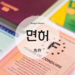 韓国語で「免許」とは？【면허】意味を勉強しよう！