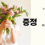 韓国語で「贈呈」とは？【증정】意味を勉強しよう！