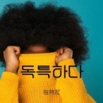 韓国語で「独特だ」とは?【독특하다】意味を勉強しよう!