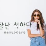 韓国語で「偉そうなふりをする」とは？【잘난 척하다】意味を勉強しよう！