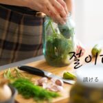 韓国語で「漬ける」とは？【절이다】意味を勉強しよう！