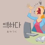 韓国語で「むかつく」とは?【역하다】意味を勉強しよう!