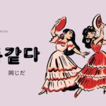 韓国語で「まったく同じだ」とは?【똑같다】意味を勉強しよう!