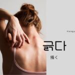 韓国語で「掻く」とは？【긁다】意味を勉強しよう！