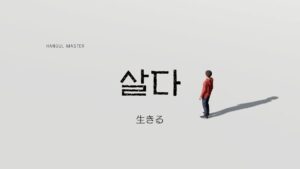 韓国語で「生きる」とは?【살다】意味を教えて!