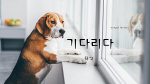 韓国語で「待つ」とは?【기다리다】意味を教えて!