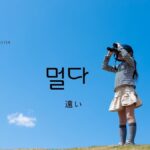 韓国語で「遠い」とは？【멀다】意味を勉強しよう！