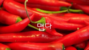 韓国語で「辛い」とは?【맵다】意味を勉強しよう!