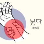 韓国語で「腫れる」とは?【붓다】意味を勉強しよう!