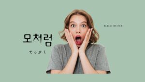 韓国語の副詞「せっかく」とは?【모처럼】意味を勉強しよう!
